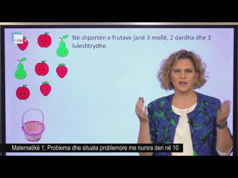 Matematikë 1 - Problema dhe situata problemore me numra deri në