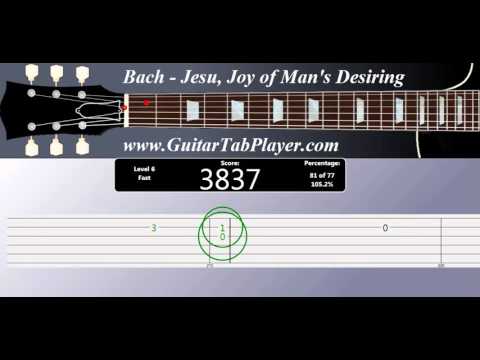 Bach Jesu, Joy of Man's Desiring (Guitar Tab)