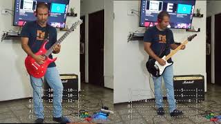 Aerosmith   Hole in my soul (Guitar cover lesson) playalong with tabs