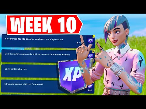 Week 10 Quests Guide - Fortnite Season 4 Challenge Guide - Best Efficient Ways with Fun Gameplay!