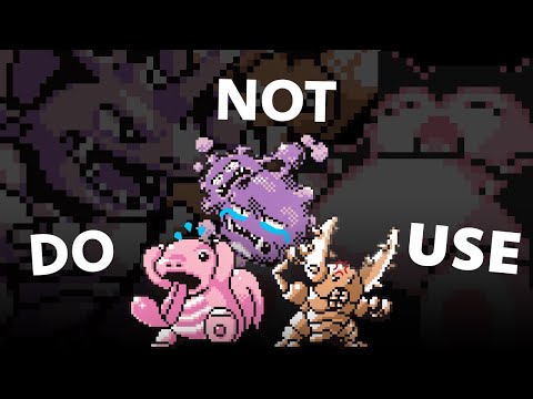 Pokemon you should NEVER use in a RBY Playthrough