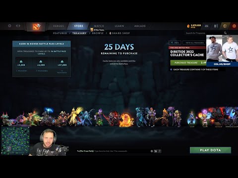 Wagamama reactions to the new Diretide 2022 Collector's Cache - ALL SETS