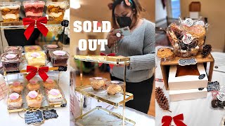 What I Baked To SELL OUT @ Christmas Pop-Up Shop! | Small Business  | A Day in the Life Vlogmas