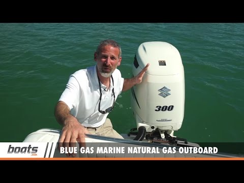 Blue Gas Marine Natural Gas Outboard: First Look Video