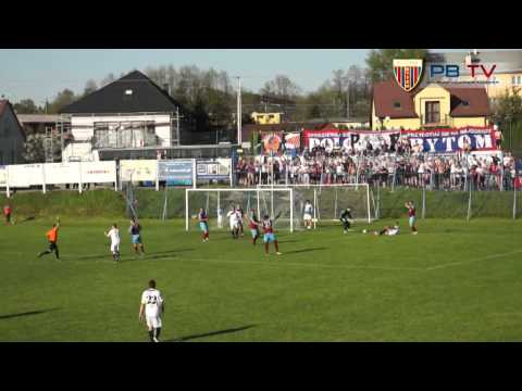 Skrót spotkania Kolejarz Stróże - Polonia Bytom 2:3 (2:1)