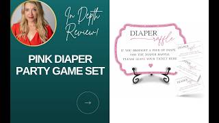 Complete Baby Shower Diaper Raffle Game Set Review