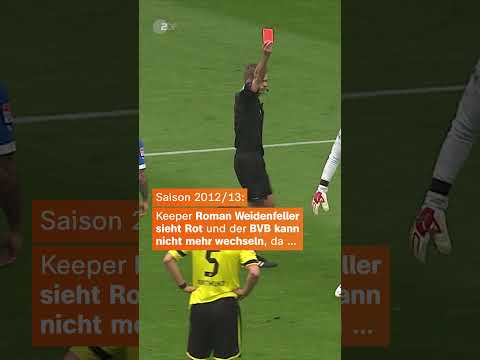 Als Kevin Großkreutz ins BVB-Tor musste ... 😂 | sportstudio | #shorts