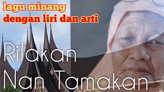 Download lagu RILAKAN NAN TAMAKAN | #lirikdanarti #laguminang 2022 mp3 Download lagu RILAKAN NAN TAMAKAN | #lirikdanarti #laguminang 2022 mp3