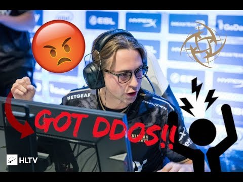 EX-NIP Draken got DDoS // Steel funny RAGE // S1mple insane 180° shot // CSGO twitch clips #13