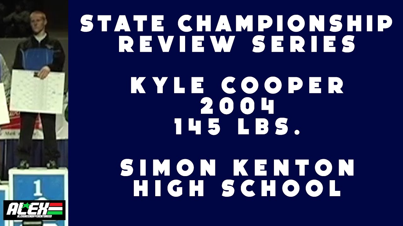 State Wrestling Championship match review w/ Kyle Cooper (Simon Kenton; 2004 145 lbs.)