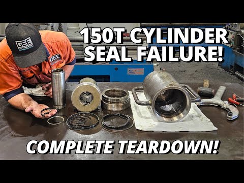 Our 150 Ton Jacking Cylinder Failed On A Job...The Tear Down Reveals Everything