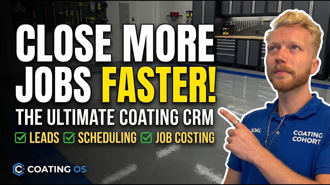 CoatingOS Full Demo: The Only CRM Built for Garage Floor Coating Contractors