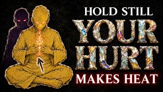 Hold your grief, don't flinch, & it BURNS