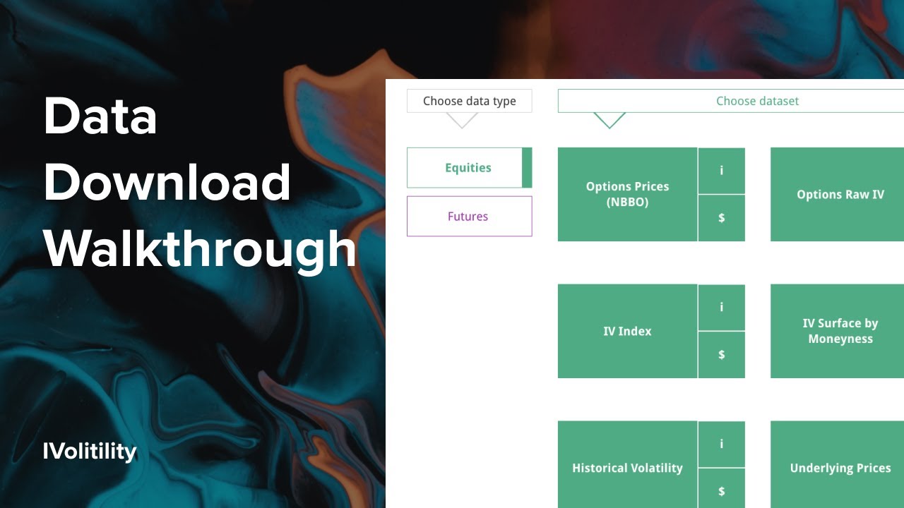 Data Download Walkthrough