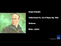 Sergey Prokofiev, Violin Sonata No. 2 in D Major, Op. 94bis, Moderato