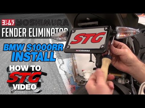 2016 BMW S1000RR Yoshimura Fender Eliminator Install | Sportbiketrackgear.com