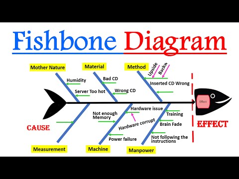 What is Fishbone Diagram ? How to construct Fishbone 🐟 or ISHIKAWA or Cause & Effect diagram ? Video