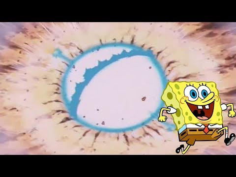 Gohan vs Cell Kamehameha narrated by spongebob