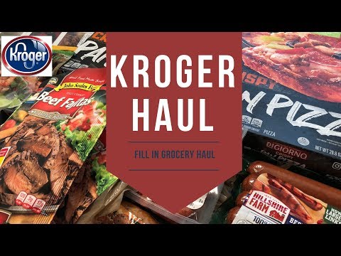 Kroger Grocery Haul | Digiorno Pan Pizza | Ribeye...