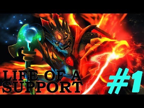 Life of a Support (DOTA 2) | Lion the Demon Witch! #1