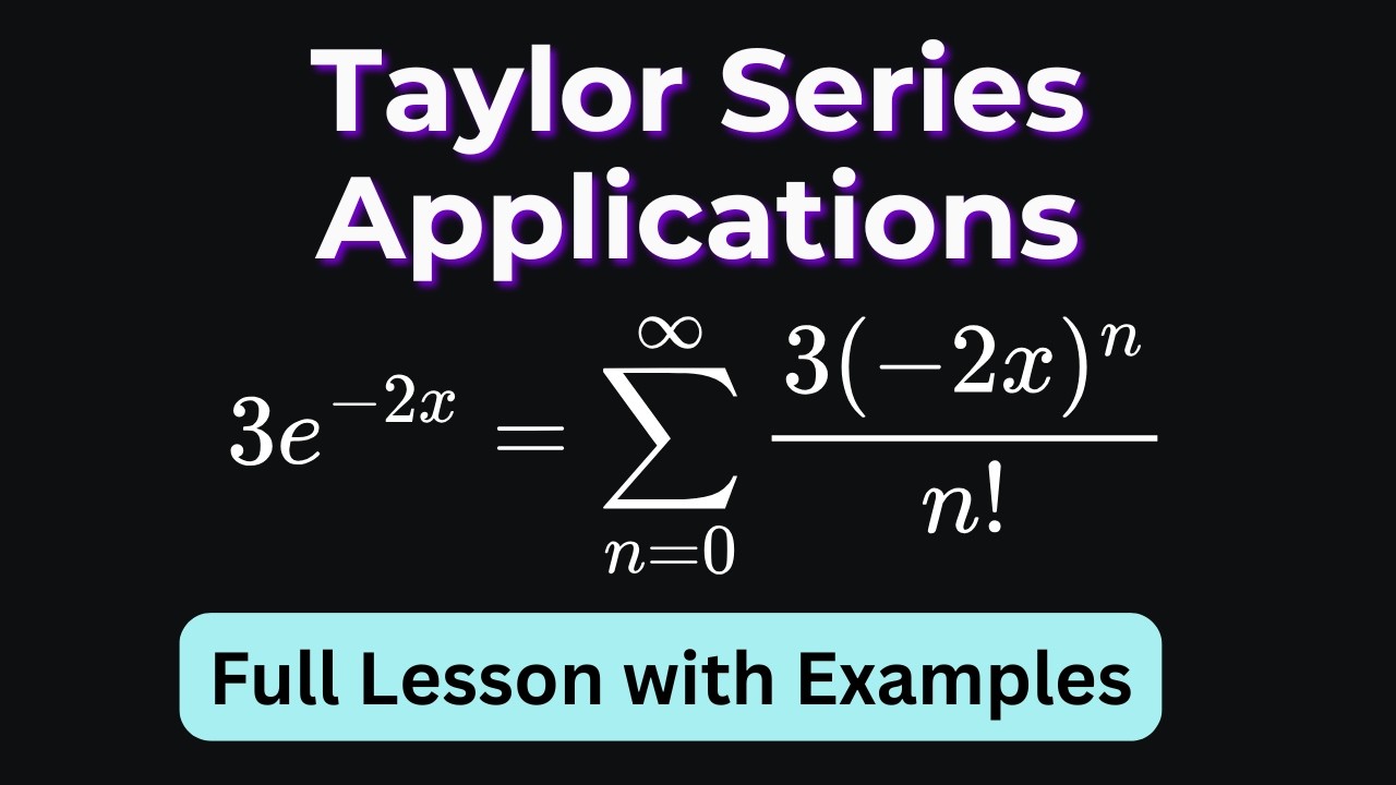 Taylor and Maclaurin Series: Evaluate Limits & Integrals (Step-by-Step)