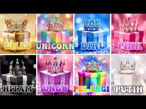 PILIH 1 HADIAH DARI 8🎁 PILIH HADIAHMU 8 👑 TANTANGAN 8 KOTAK HADIAH 🦄🌟💗🌈💙💜🖤🤍