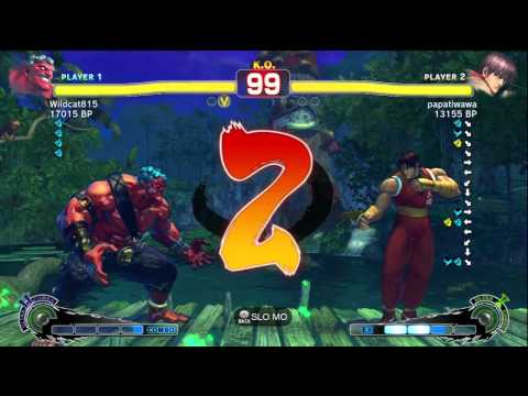 Wildcat815 [Hakan] vs Papatiwawa [Guy] SSF4 Japanese Online Ranked Matches - TRUE-HD