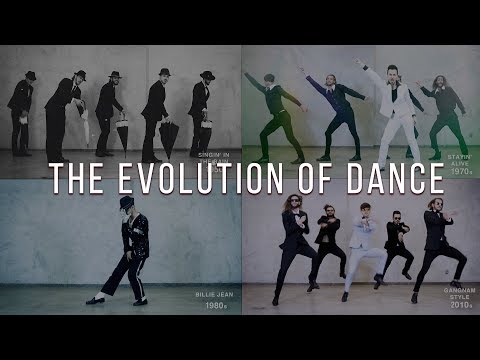 A evolução da dança em divertido vídeo