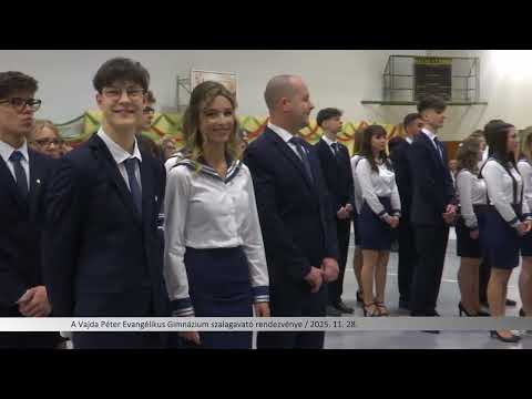 A Vajda Péter Evangélikus Gimnázium szalagavató rendezvénye / 2025. 11. 28.