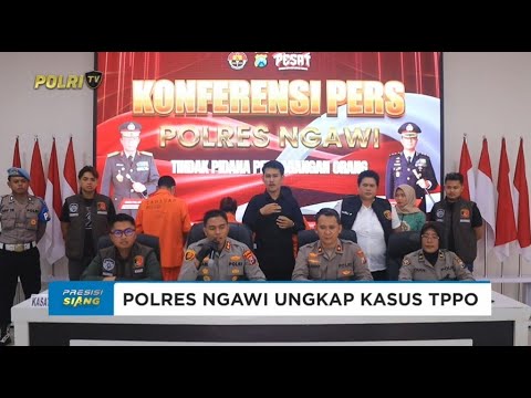 POLRES NGAWI UNGKAP KASUS TPPO