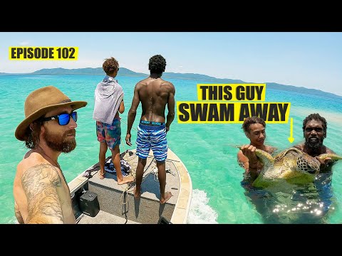 TINNY MISSION to Sacred Aboriginal turtle island + fishing | Northern AUSTRALIA