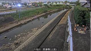 八田川 西浦橋 上流