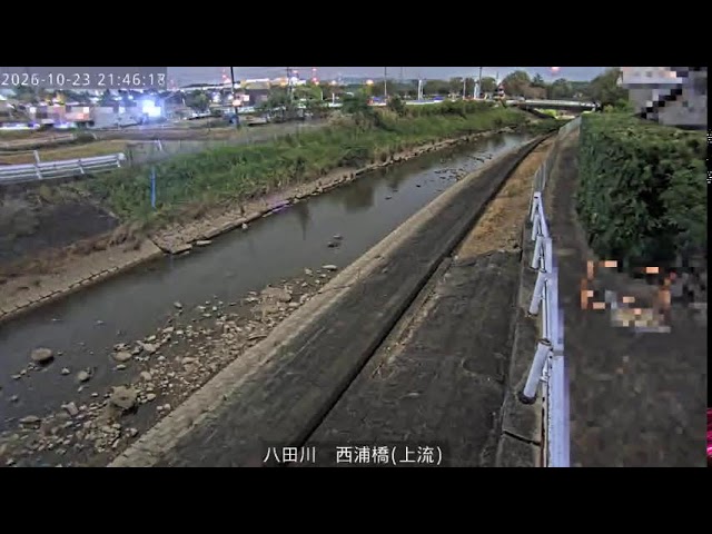 八田川 西浦橋 上流