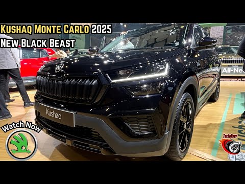 2025 Skoda Kushaq Monte Carlo 🔥 All-New Black Look!