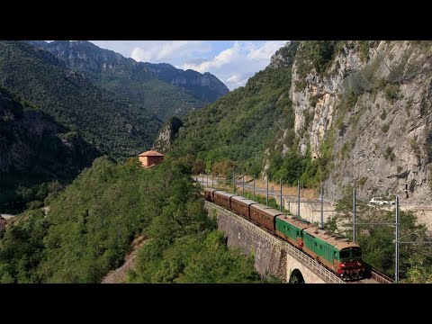 Invio treno storico Imperia-Ventimiglia per effettuare il sevizio 96024 XXmiglia-Tende(FR)