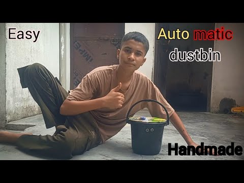 How To Make An Automatic Object Sensing Smart Dustbin - DIY Project