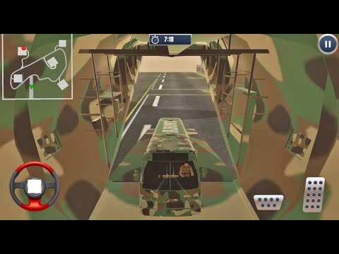 Army Cargo Plane 3D - Military Vehicles Driving Simulator - Android GamePlay#3
