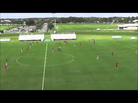 NPL 2013 Highlights - Sunshine Coast Fire player Nico Bechar's goal against QAS Round 4
