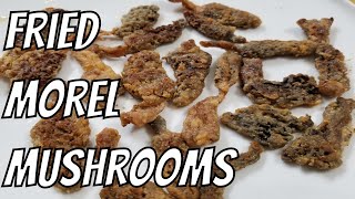 How to cook morel mushrooms in butter on the stove