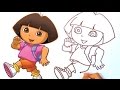 Dora The Explorer How To Draw Dora The Explorer Cute And Easy Step By Step