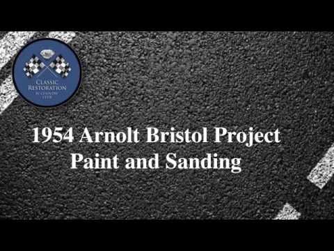 Thumbnail for 1954 Arnolt Bristol Car Restoration Paint and Sanding by Car