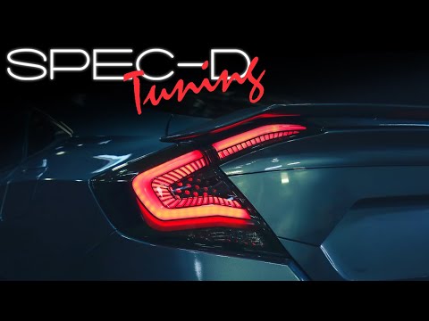 SPECDTUNING INSTALLATION VIDEO: 2016-2020 HONDA CIVIC SEDAN LED TAILLIGHTS