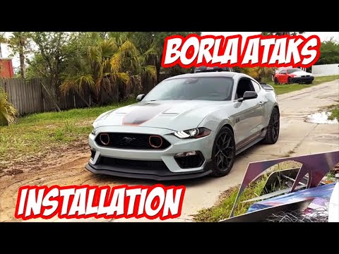 2021 Mach 1 Borla Atak Catback Sound and Install