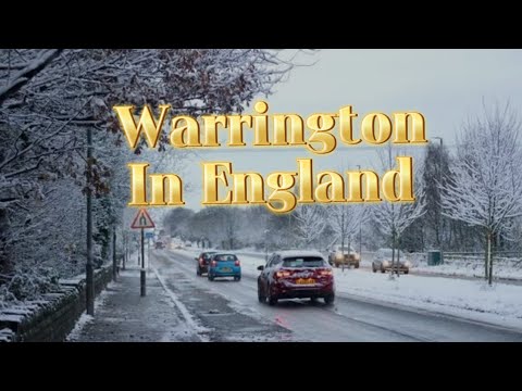 Nice relaxing drive through Warrington In England