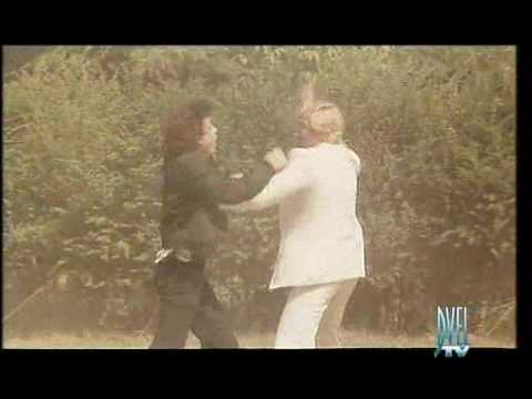 Maurizio Merli bitch slapping poor guy