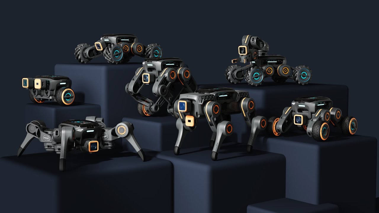 What do robots work with?