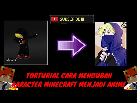 tutorial how to make Minecraft characters into anime on Android