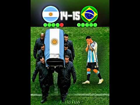 Argentina vs Brazil Full Highlight Penalty Shootout World Cup Final😱