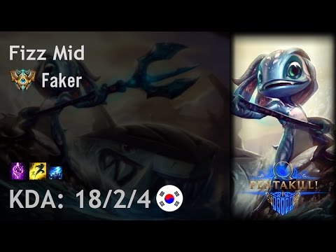 Fizz Mid vs Karma - Faker - KR Challenger Patch 7.6
