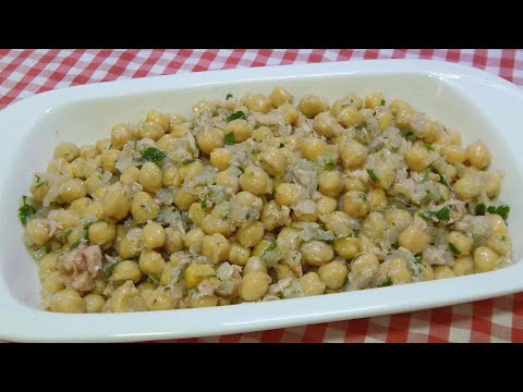 Cómo hacer garbanzos aliñados receta fácil, rápida y económica